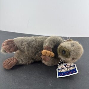 Exclusive Vaughn Grey Otter Plush Stuffed Animal 12" Tall
